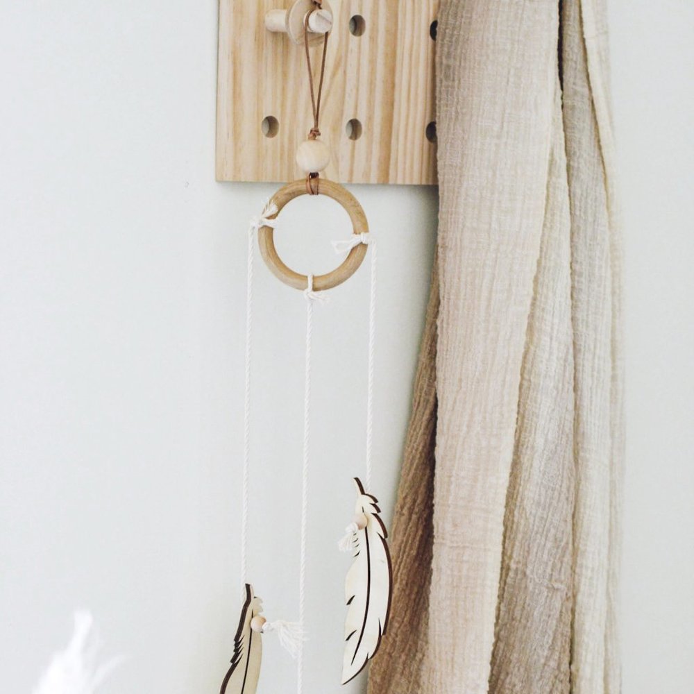 SOLD Handmade feather Dream Catcher Wall Hanging - Picture 2 of 9